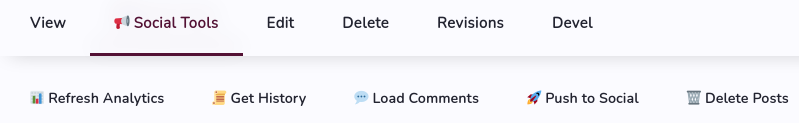 Ayrshare Tabs with Social Tools